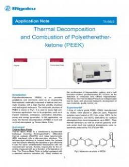 TA-6022: Thermal Decomposition and Combustion of Polyetheretherketone (PEEK)