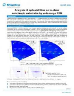 AppNote B-XRD2026: Analysis of epitaxial films on in-plane anisotropic substrates by wide-range RSM