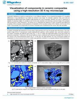 XRI1007: Visualization of components in ceramic composites using a high-resolution 3D X-ray microscope